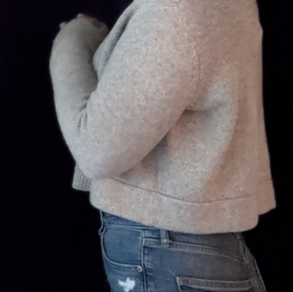 Brunello Cucinelli Cashmere Zip Cardigan NWT  Gray Sparkle Y2K Made In Italy - Picture 13 of 15